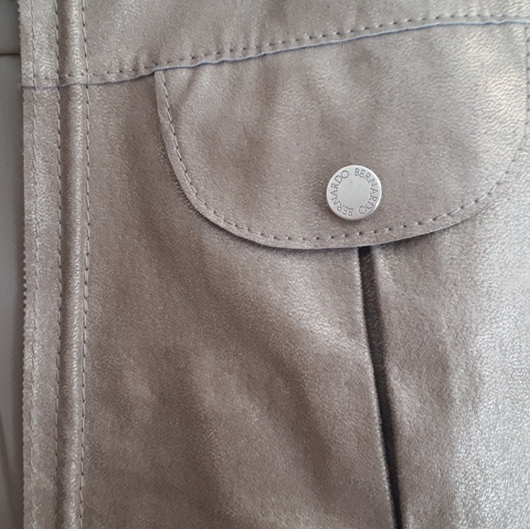 NWOT Bernardo Cropped Leather Trapeze Jacket - Picture 2 of 7